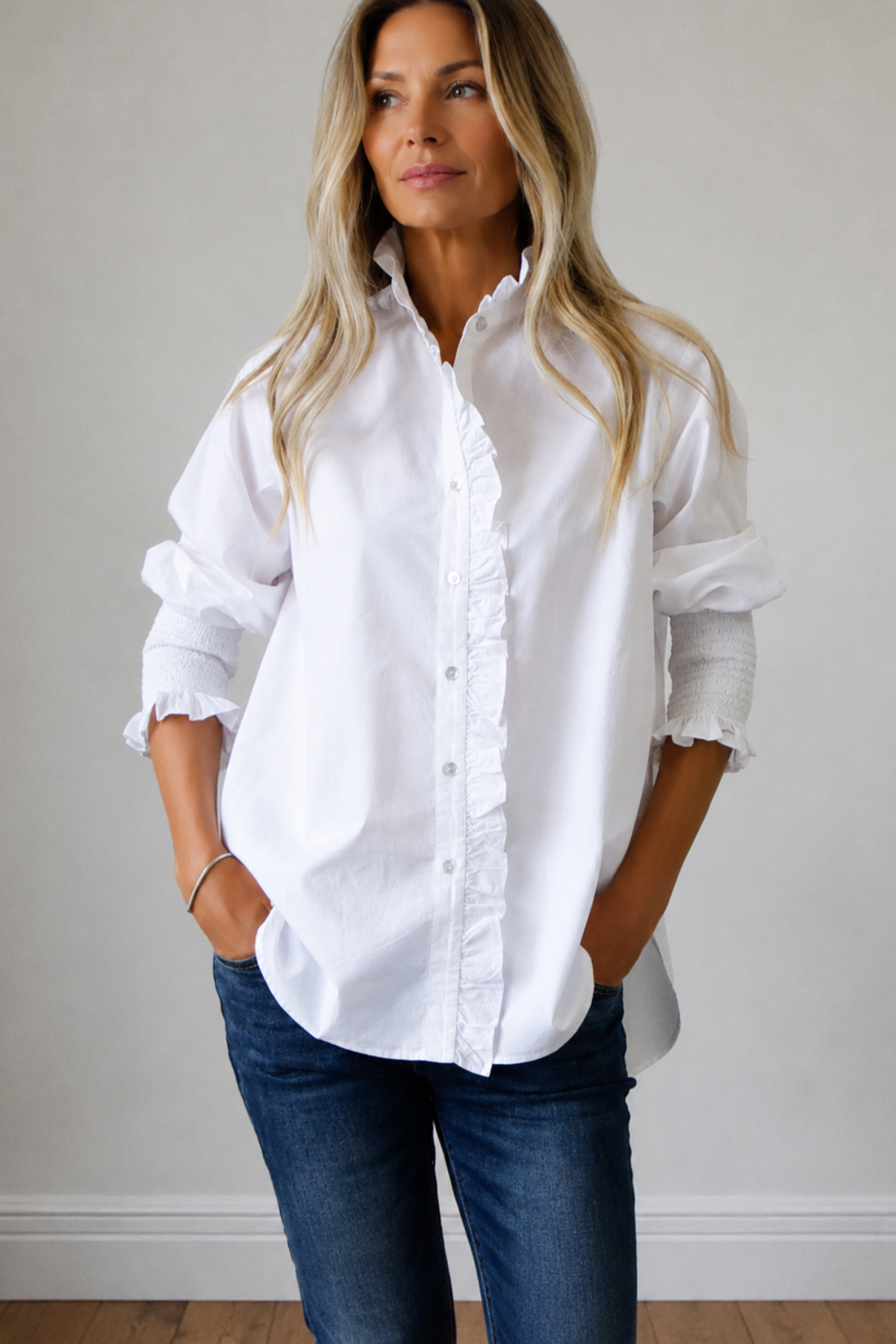 Poppy Shirt White
