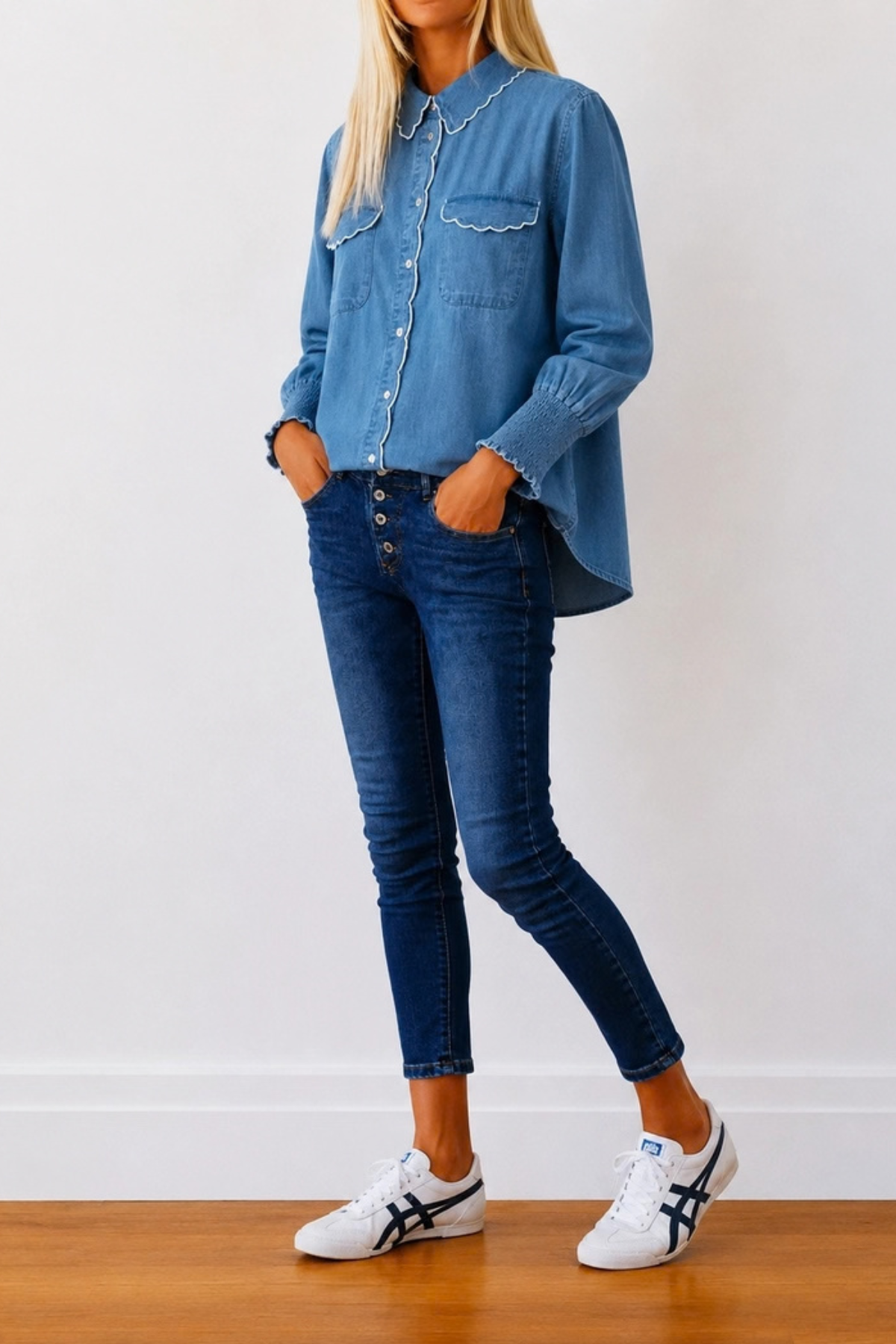 Maggie Blouse Chambray
