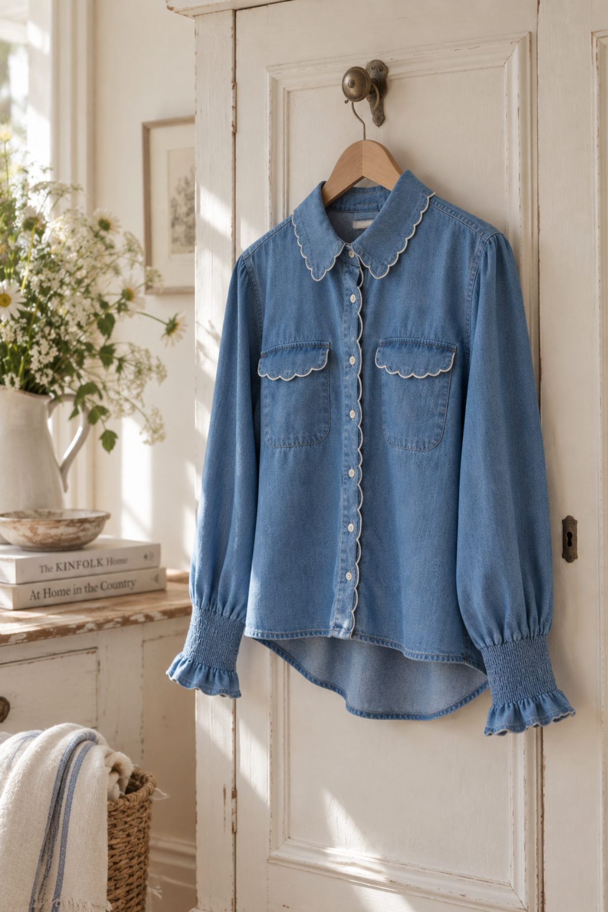 Maggie Blouse Chambray