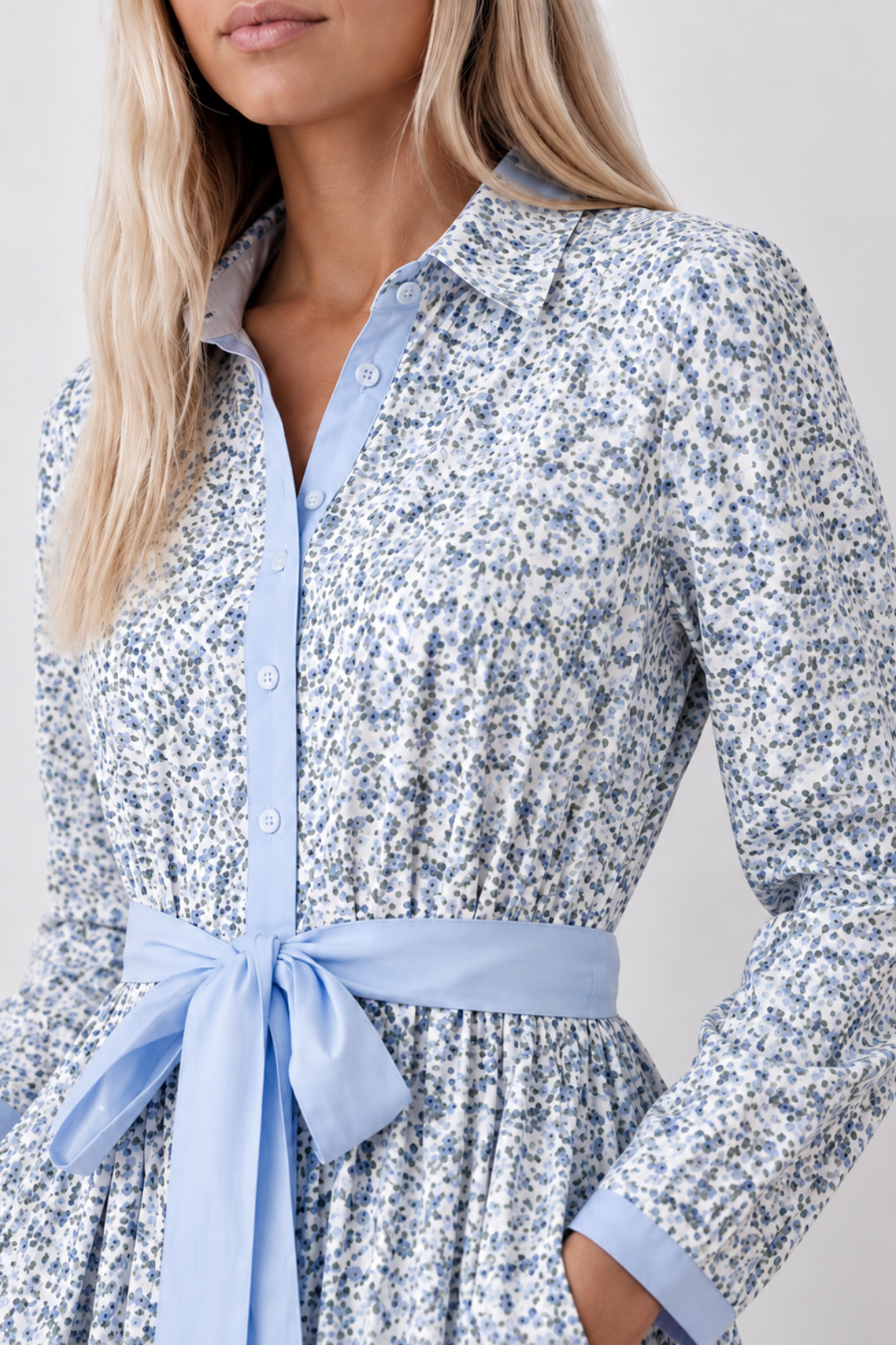 Matilda Dress Blue Floral