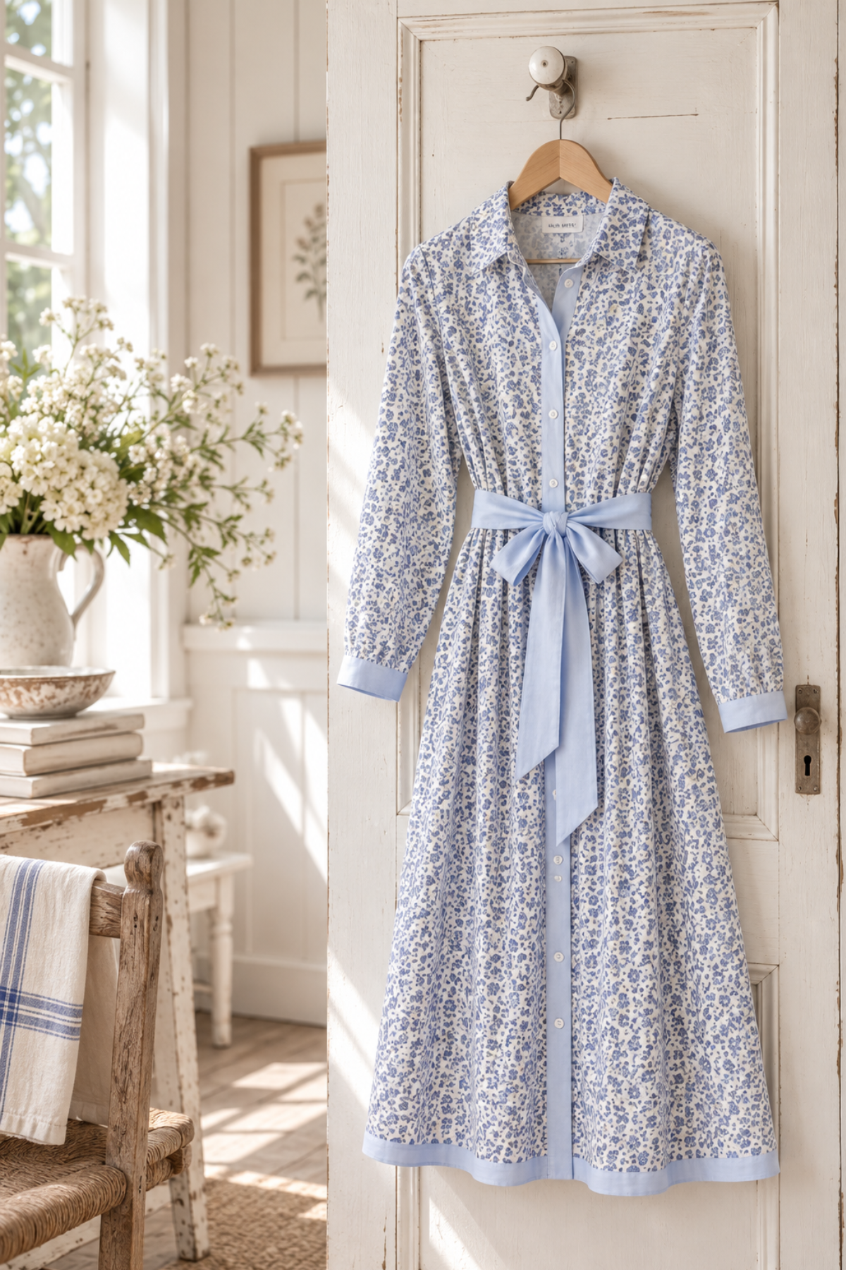 Matilda Dress Blue Floral
