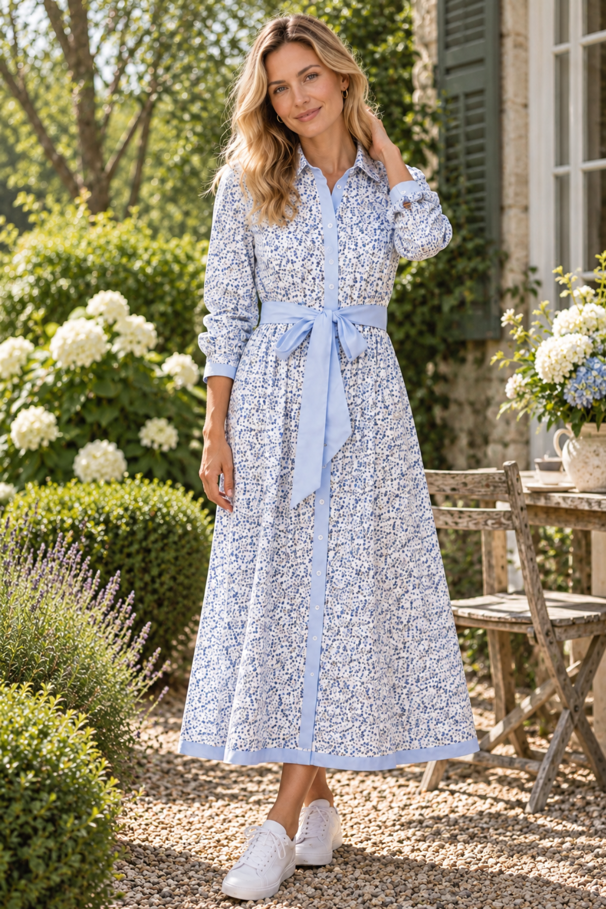 Matilda Dress Blue Floral
