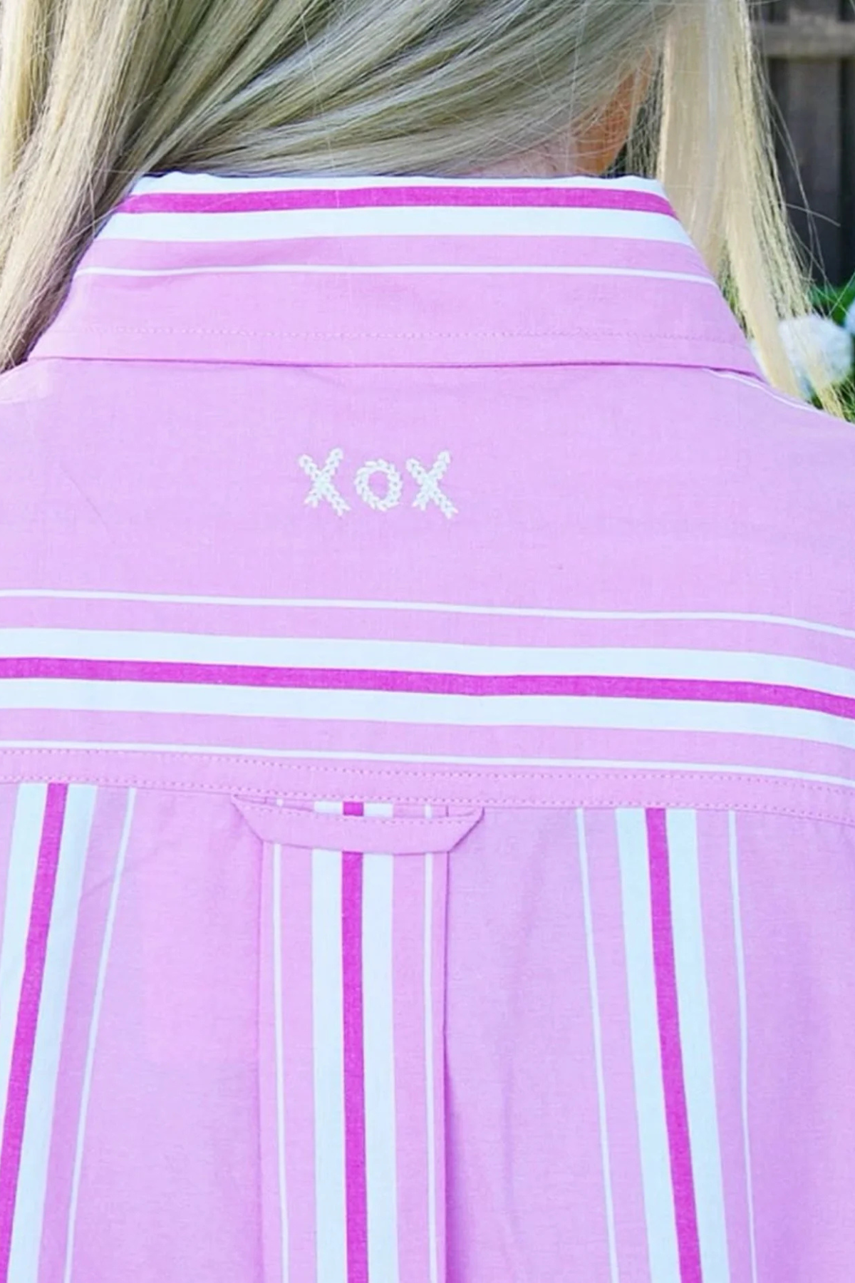 Harriot Shirt Pink Sherbet Stripe