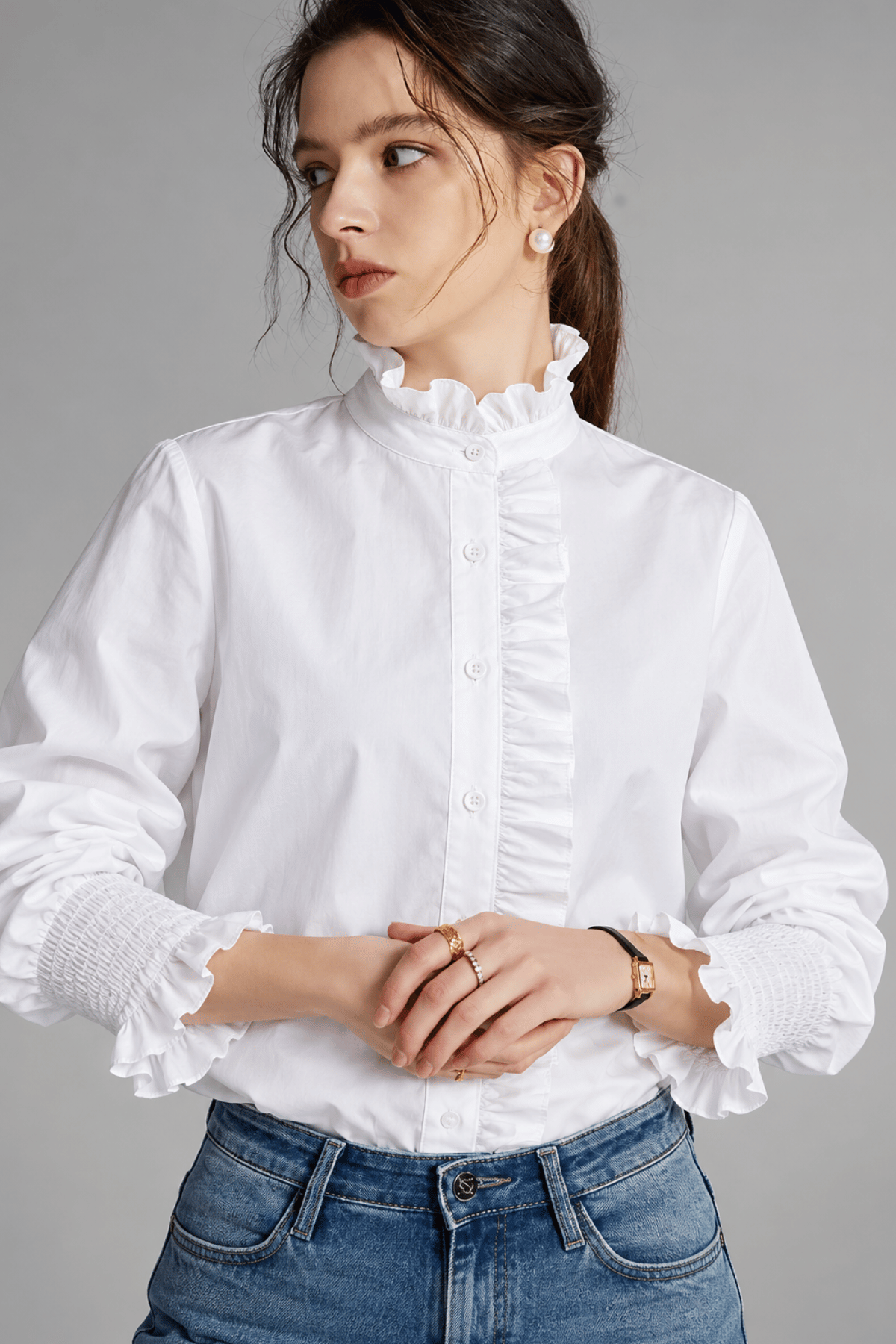 Poppy Shirt White