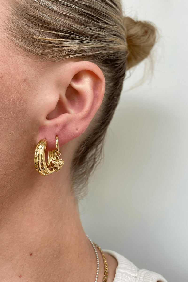 Paris Hoop Earring Gold