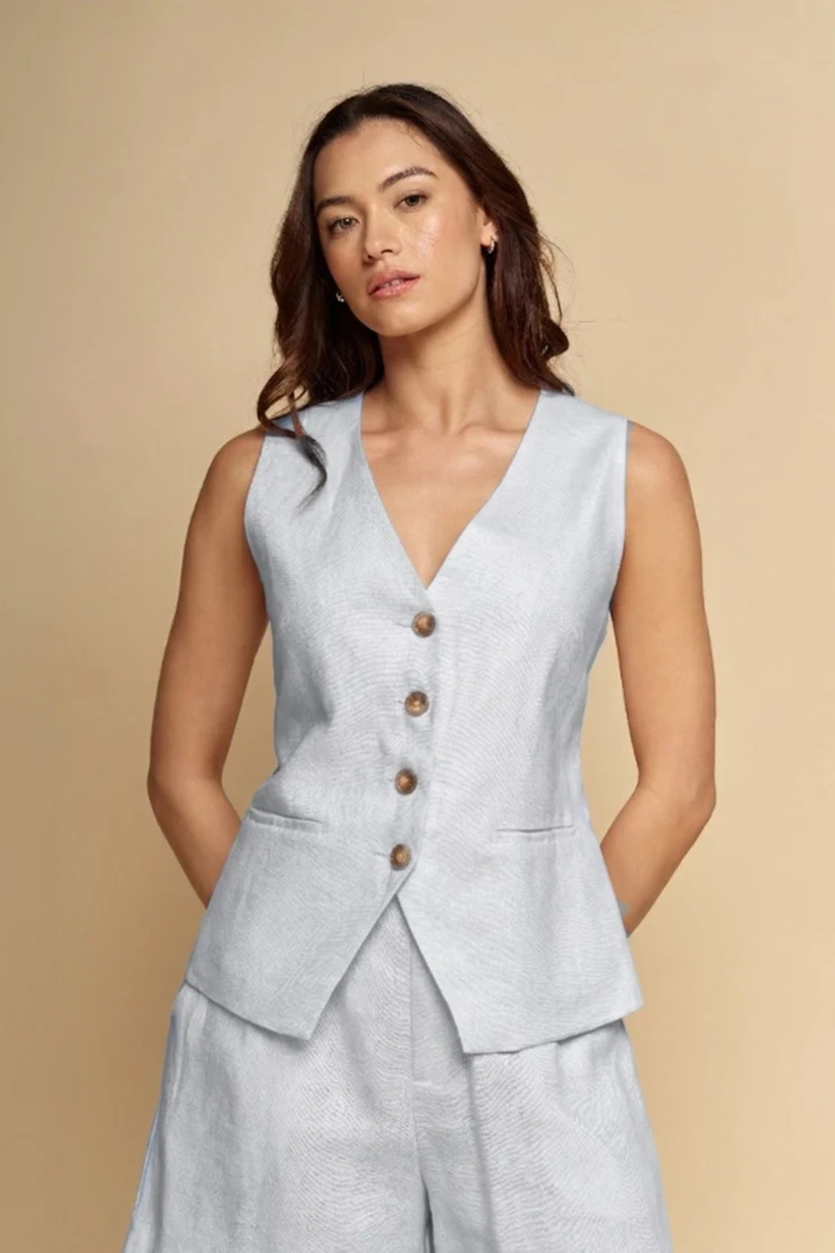 Anita Linen Vest