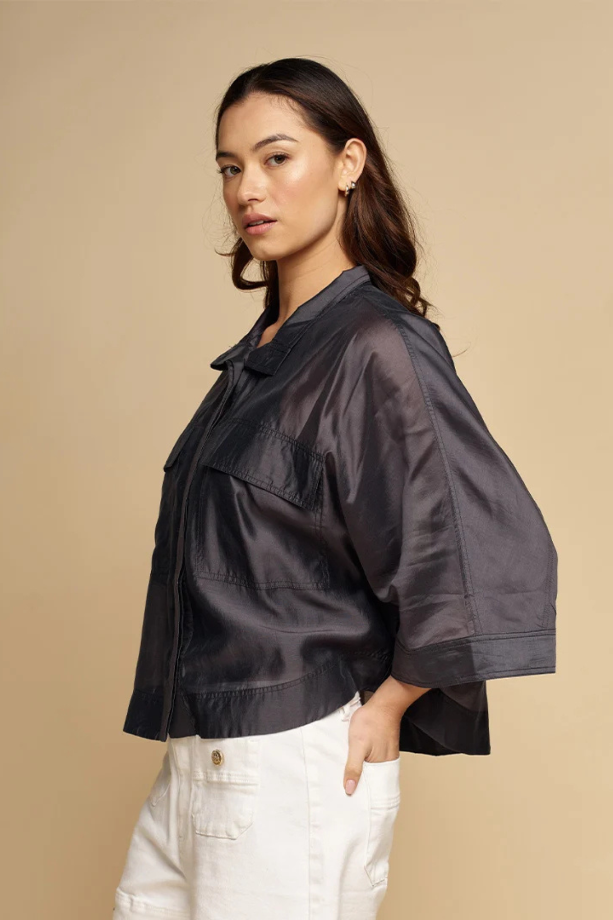 Daniela Shirt Charcoal