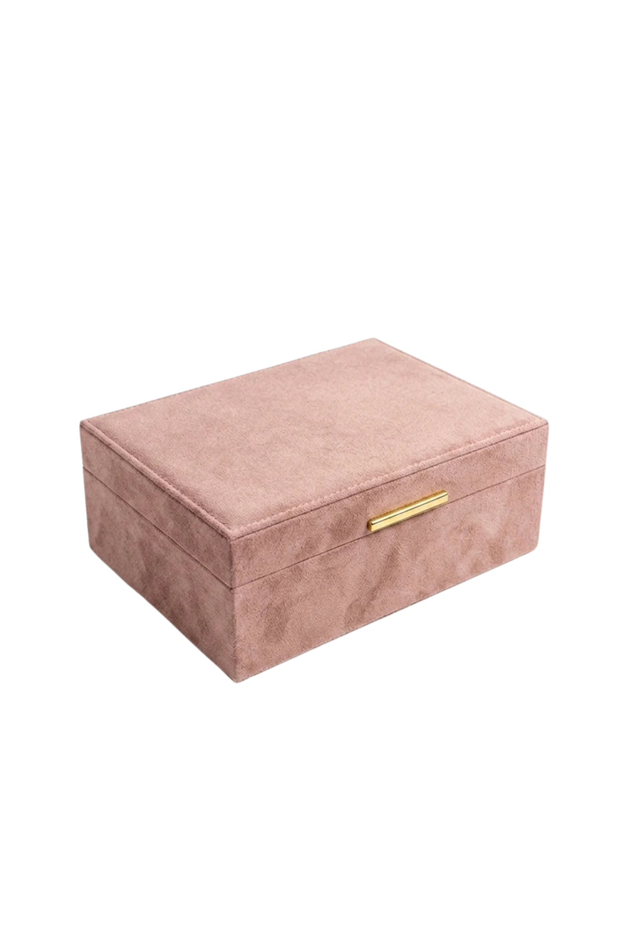 Eco Suede Jewellery Box Blush