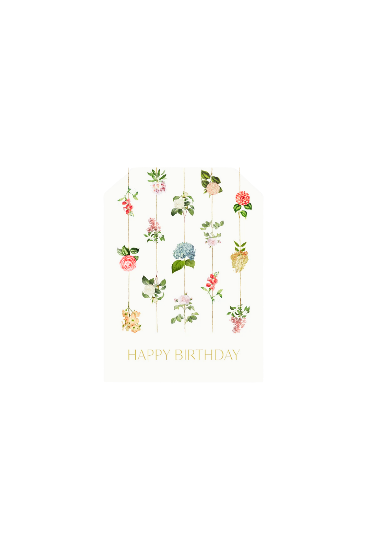 Floral Strings Tag