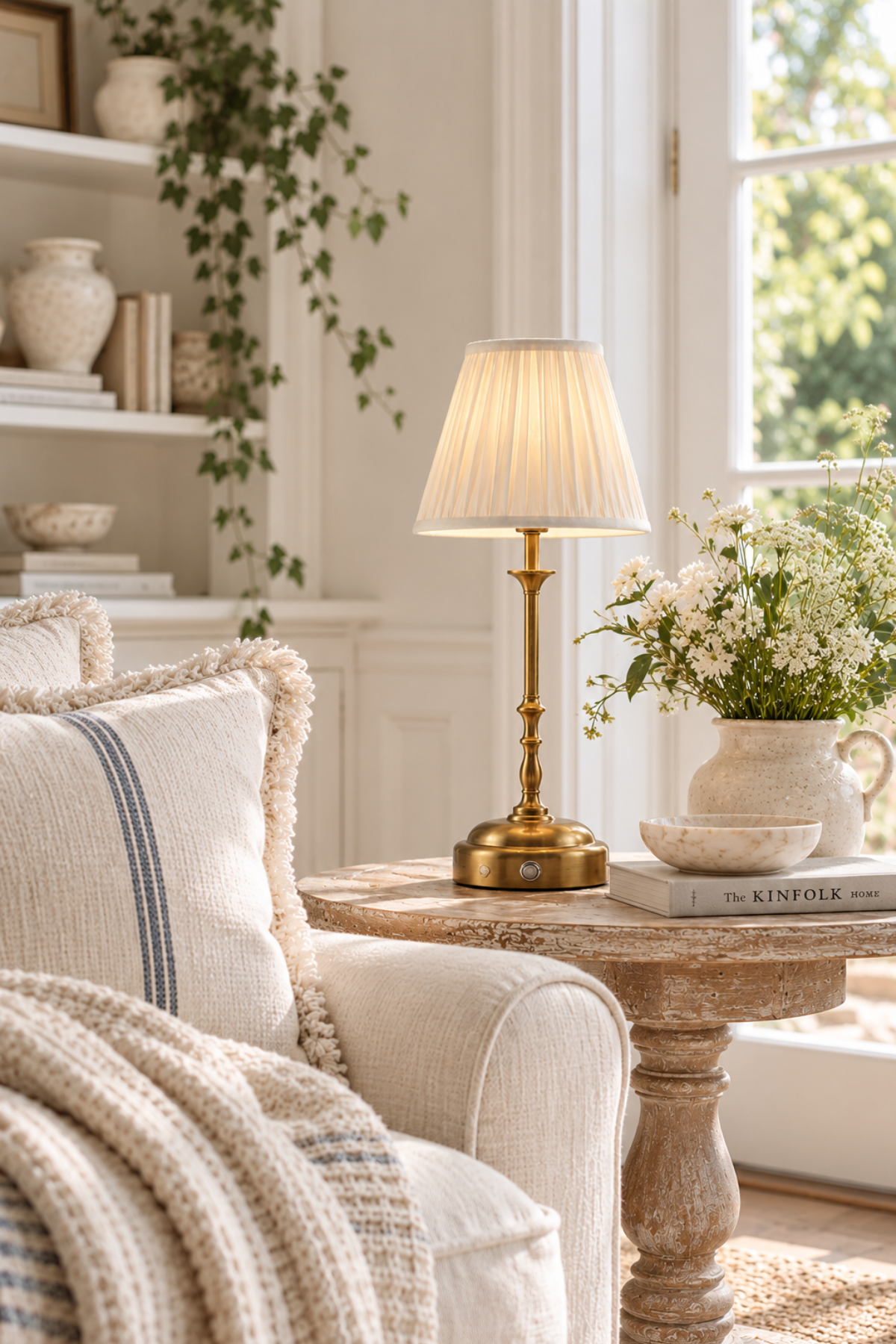 Palais Lamp White Rechargeable
