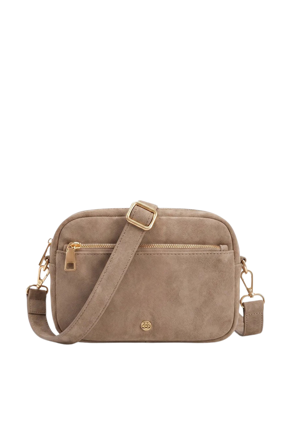 Ruby London Eco Suede Cross Body Bag Tan