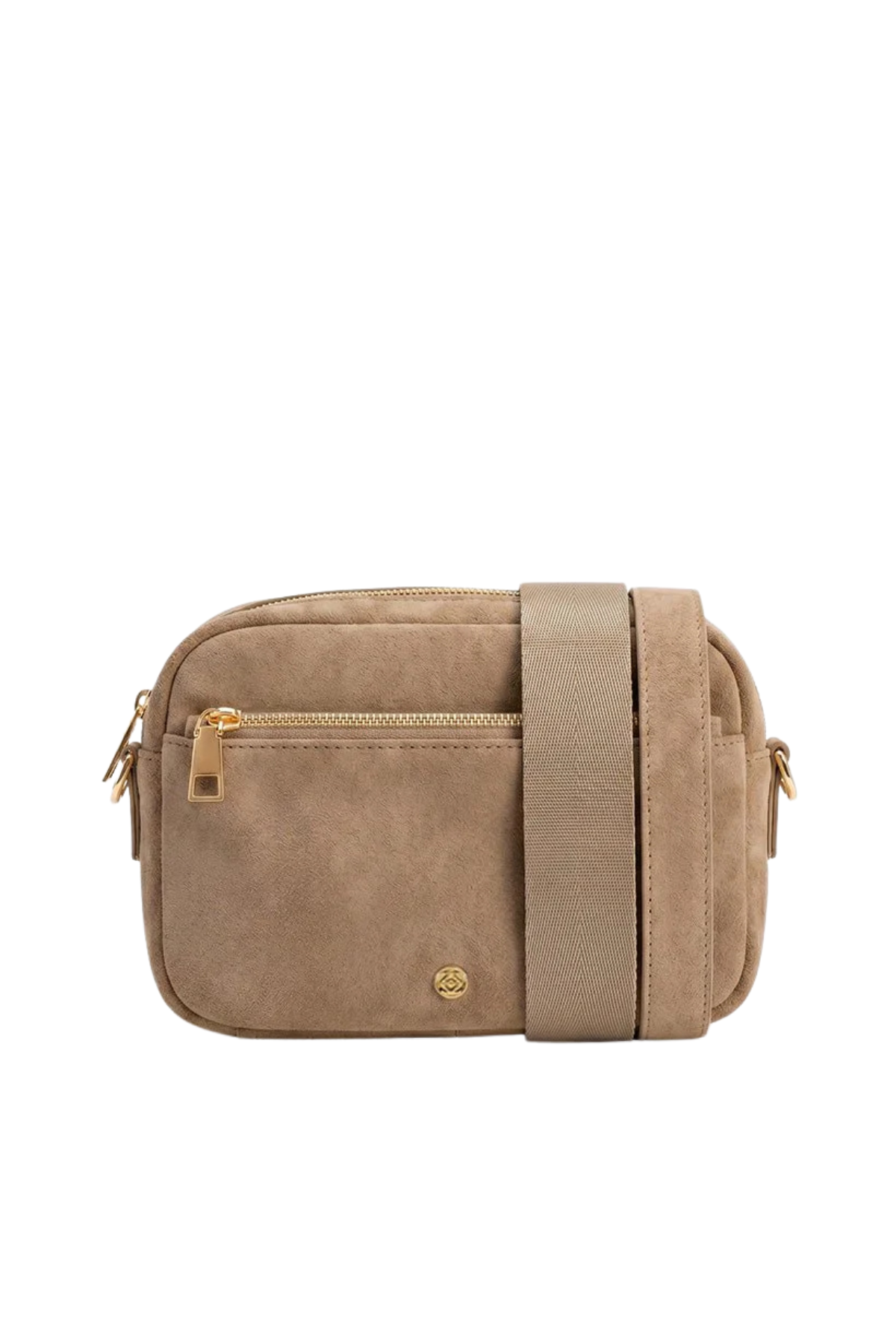 Ruby London Eco Suede Cross Body Bag Tan