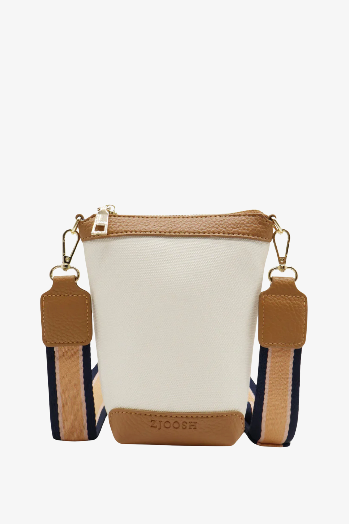 Bec Cross Body Bag White Tan