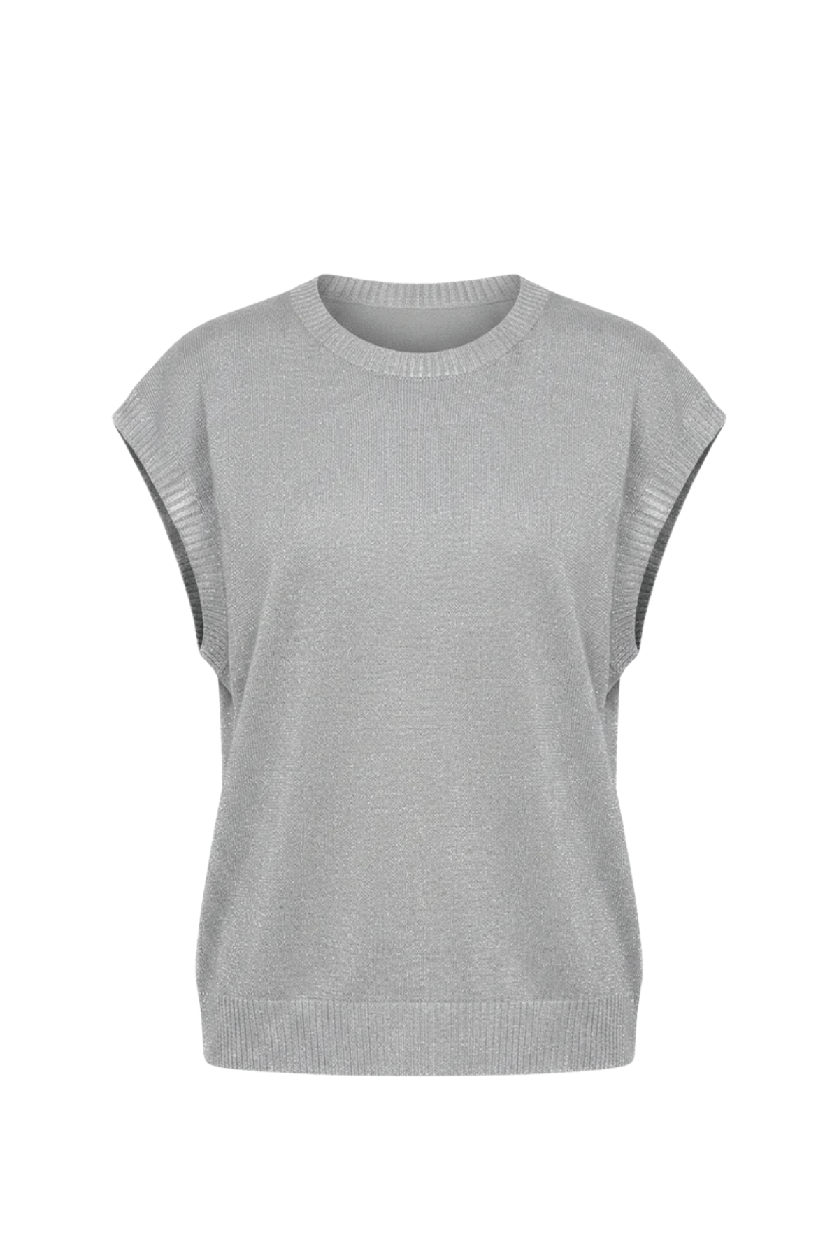 Carla Glitter Tank Silver