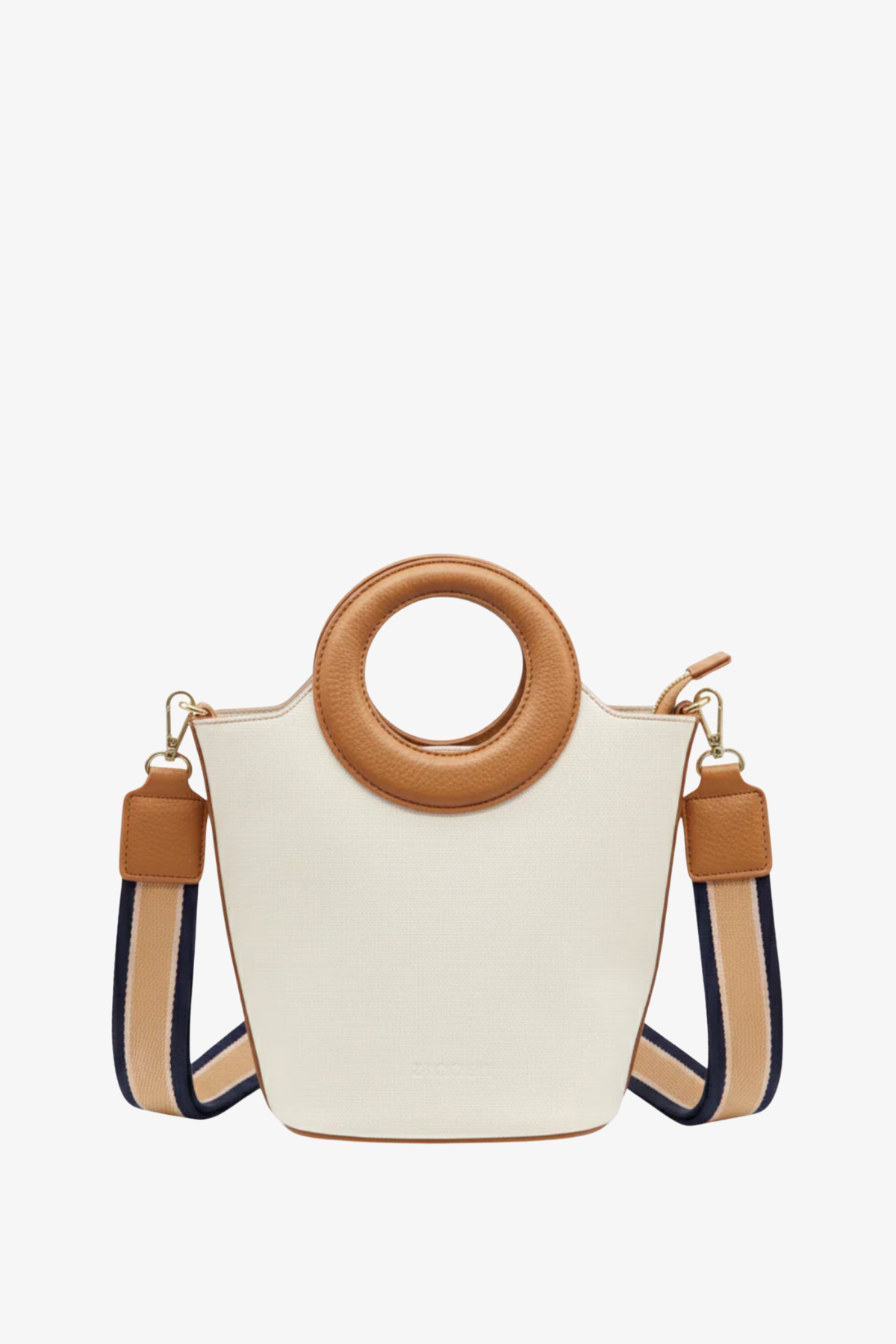 Charlie Bag White Tan