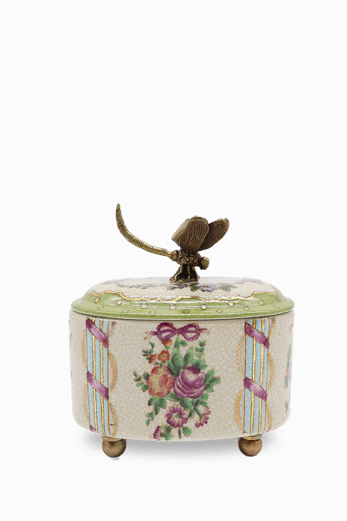 Dragon Fly Floral Box