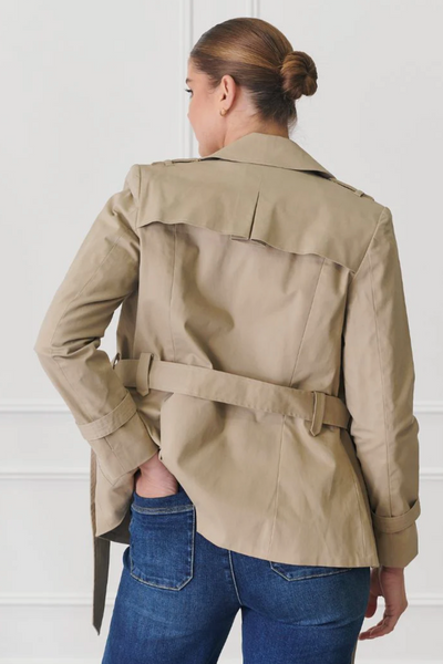 Ella Cropped Trench Coat