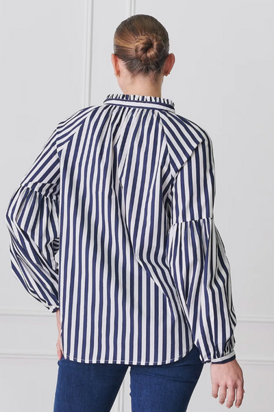 Jo Stripe Shirt Navy