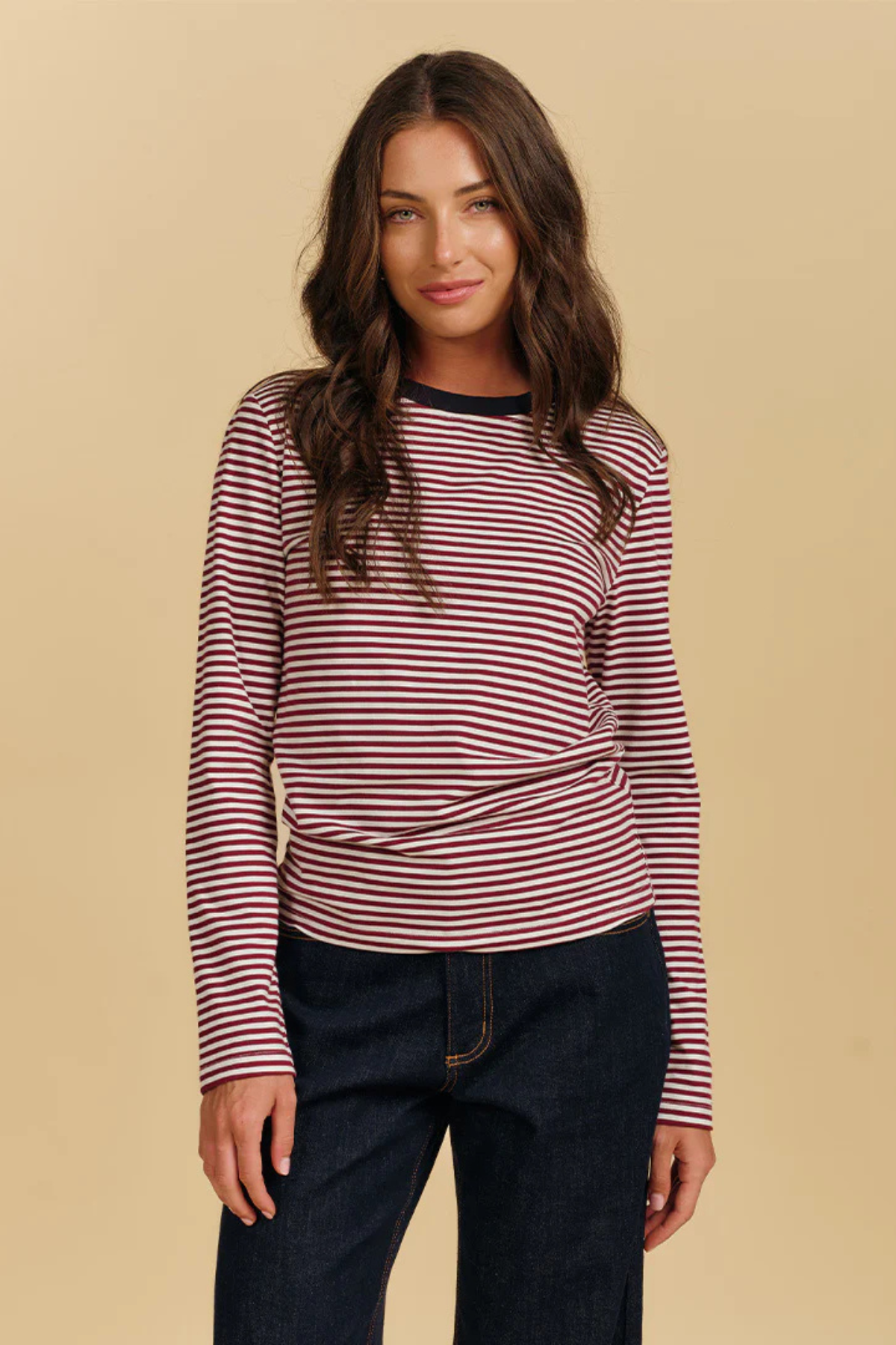 Paris Stripe Tee Pinot