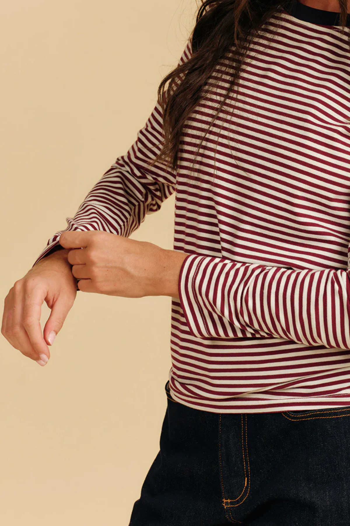 Paris Stripe Tee Pinot
