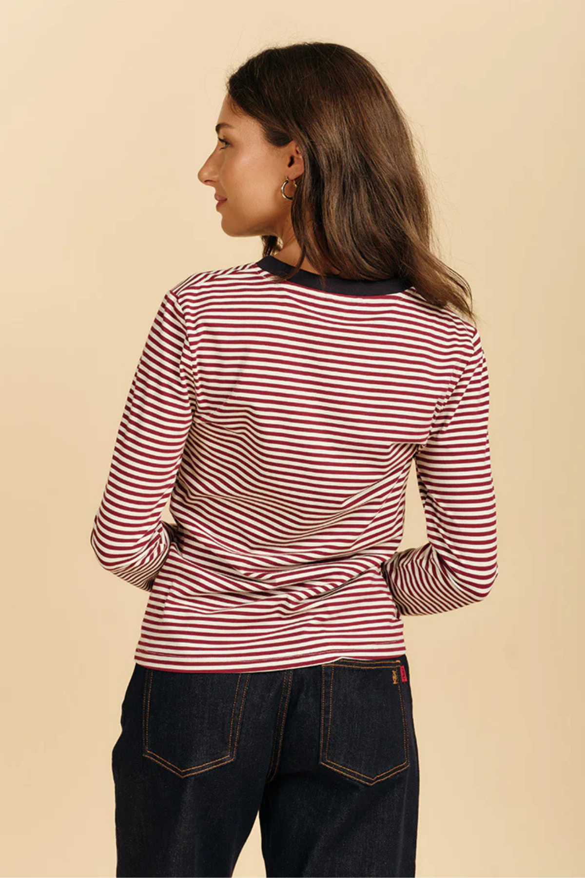 Paris Stripe Tee Pinot