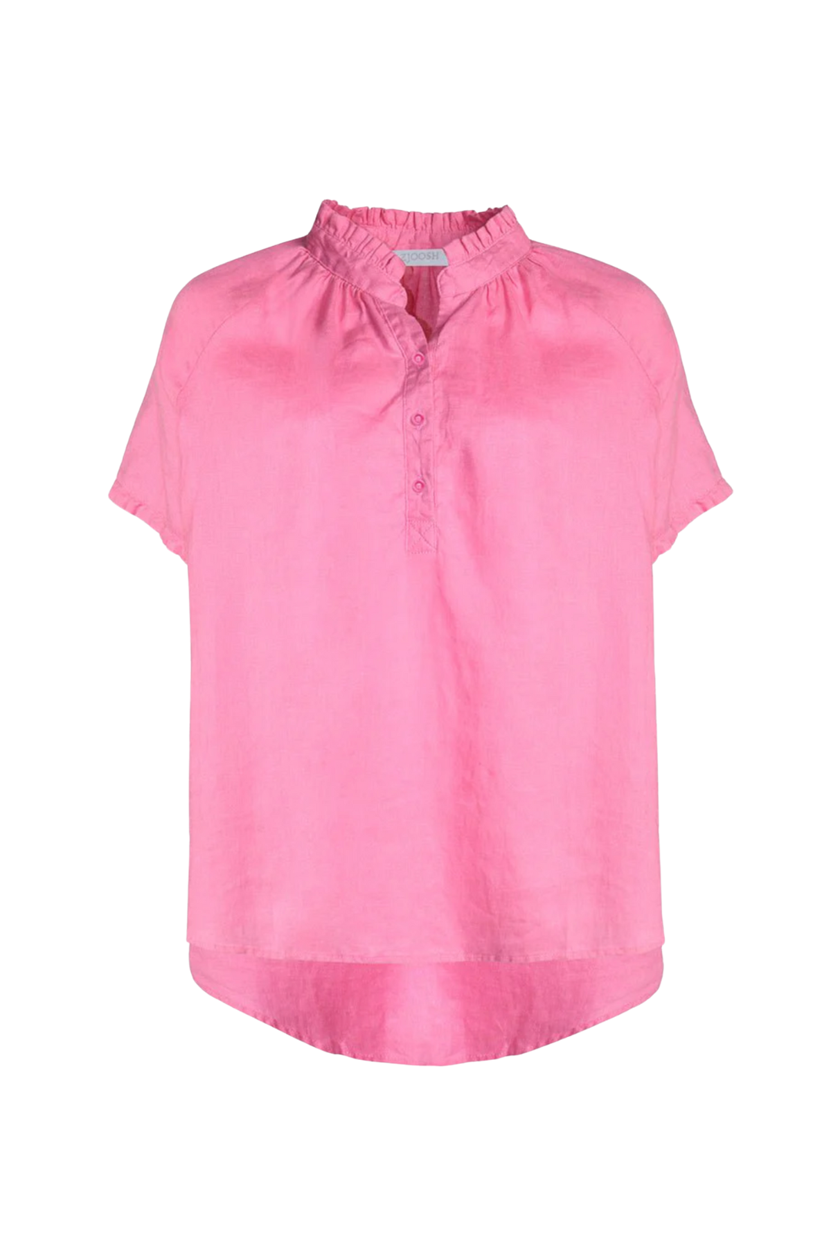 Kell Bell Linen Shirt Pink