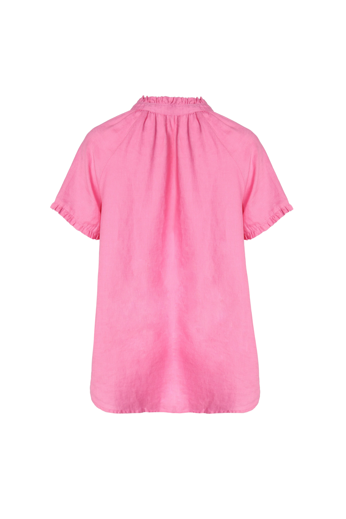 Kell Bell Linen Shirt Pink