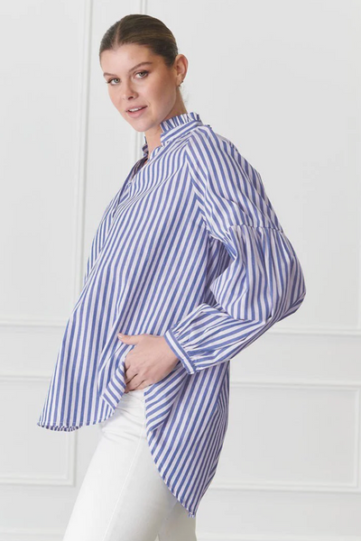 Kell Shirt Stripe Blue