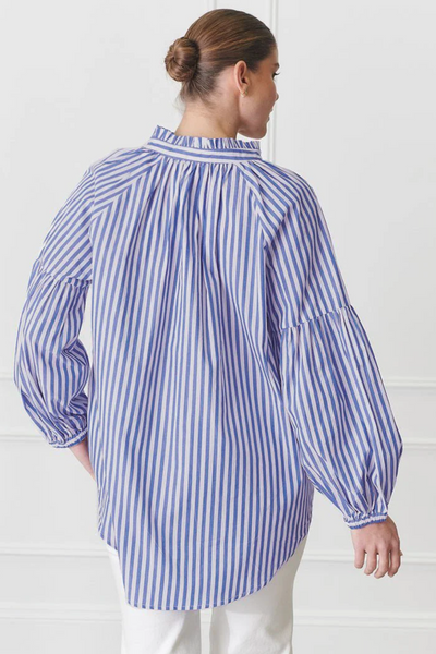 Kell Shirt Stripe Blue