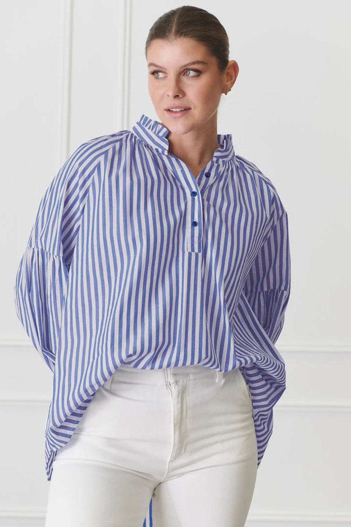 Kell Shirt Stripe Blue