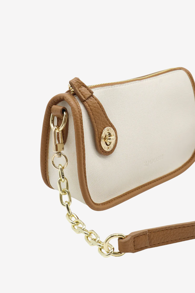 Stacey Bag White Tan