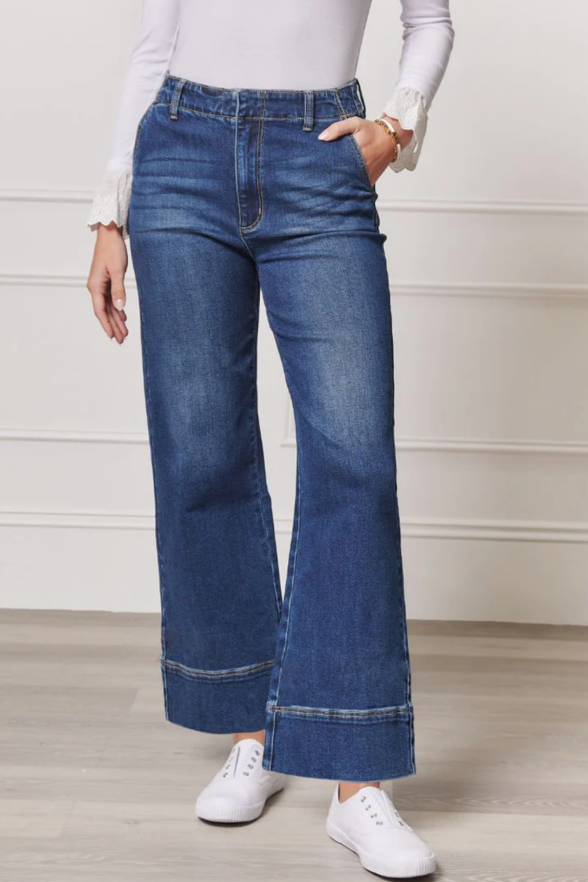 Wanda Long Leg Denim Jean Indigo