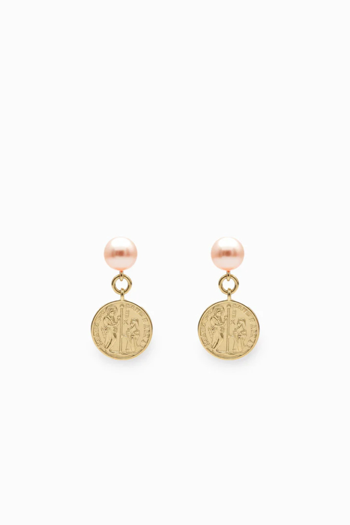 Gold Coin Studs
