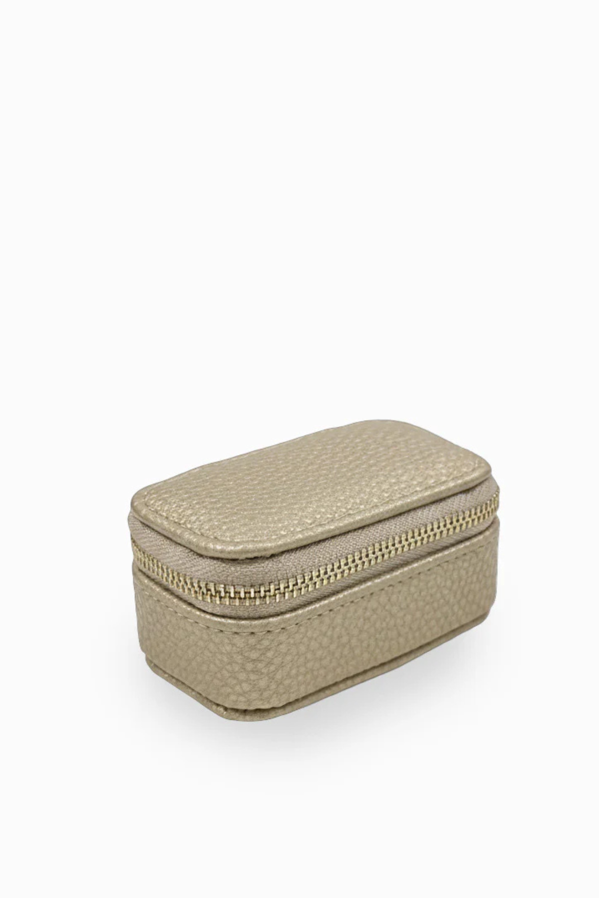 Mini Jewellery Case Pebble Gold