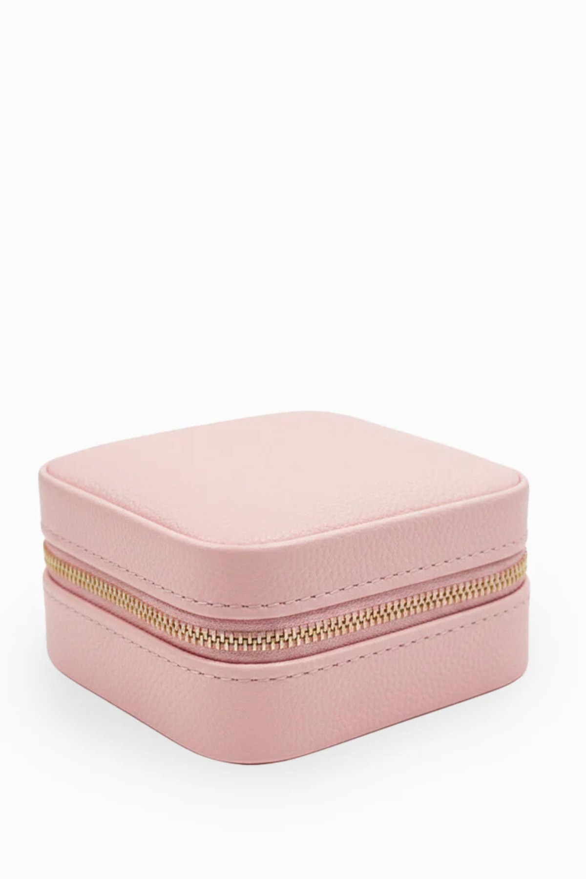 Square Jewellery Case Pebble Pink