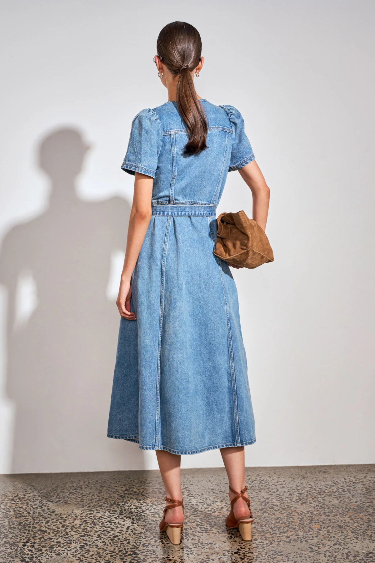 Allude Dress Mid Denim
