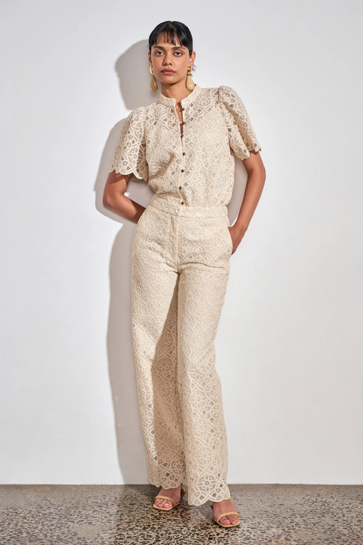 Flicker Blouse Ecru