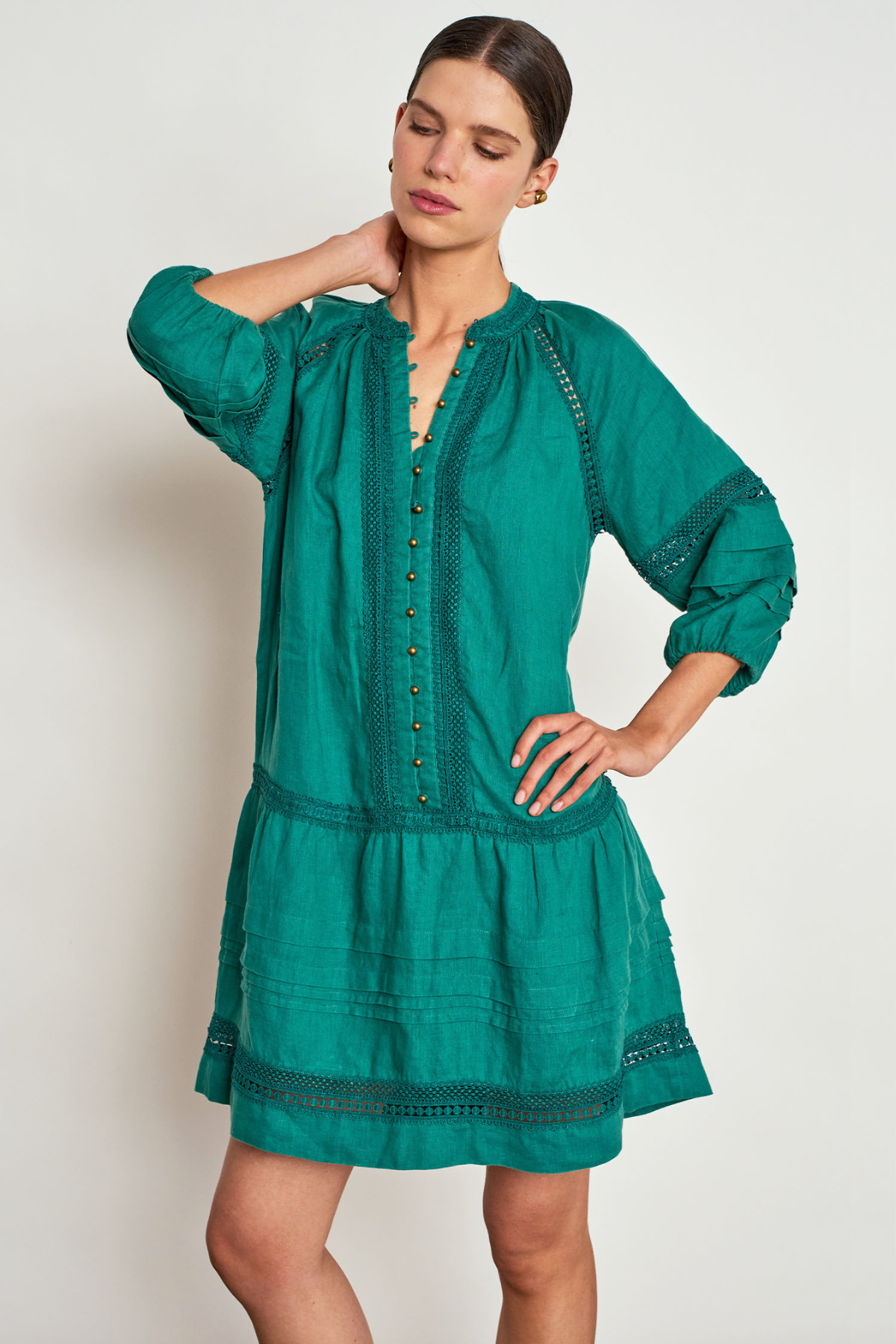 Jostle Dress Cedar