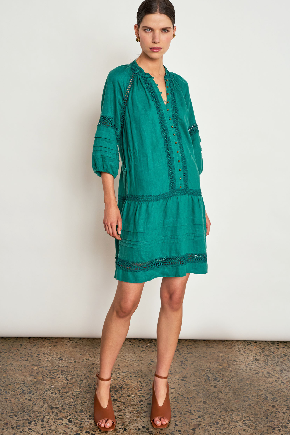 Jostle Dress Cedar