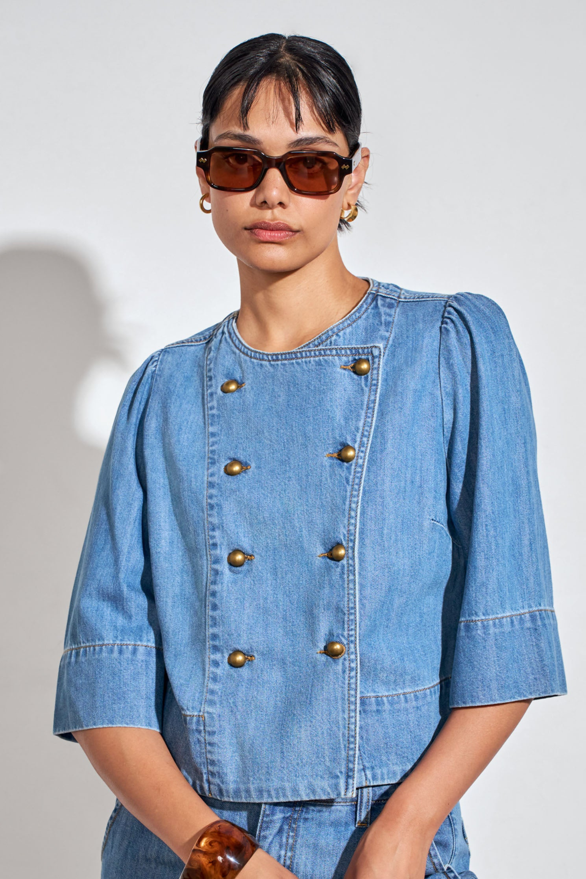 Plunge Jacket Denim