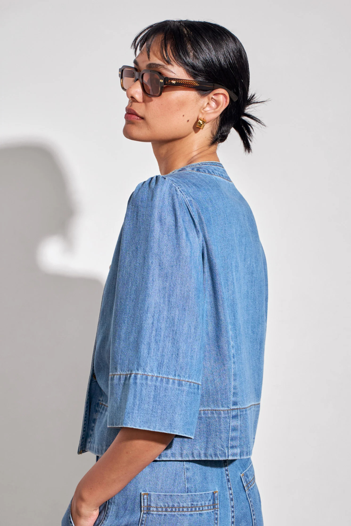 Plunge Jacket Denim