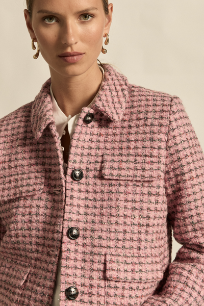 Adjoin Jacket Rose Boucle