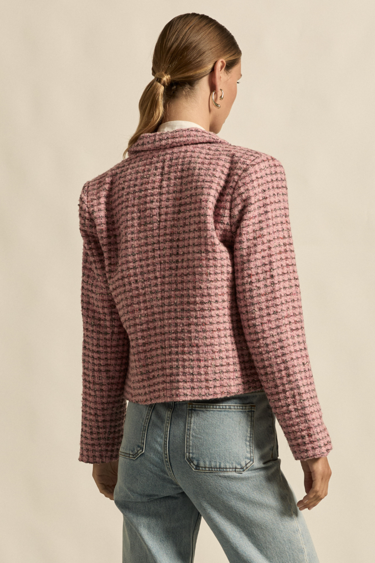 Adjoin Jacket Rose Boucle