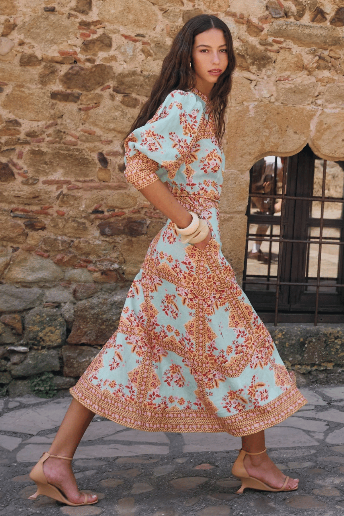 Envelop Dress Spring Glow