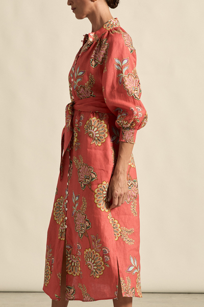Flourish Dress Kgari Melon