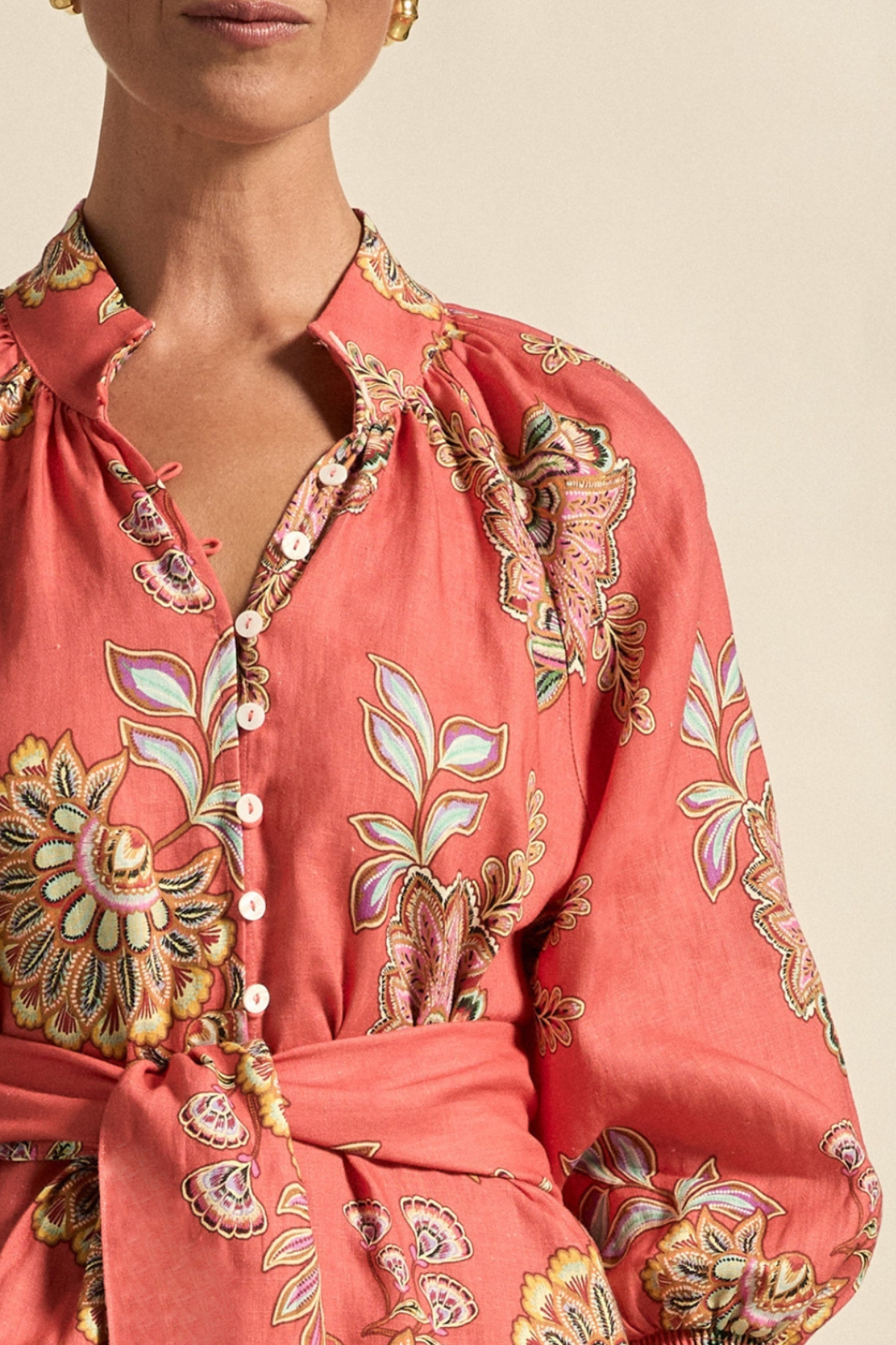 Flourish Dress Kgari Melon