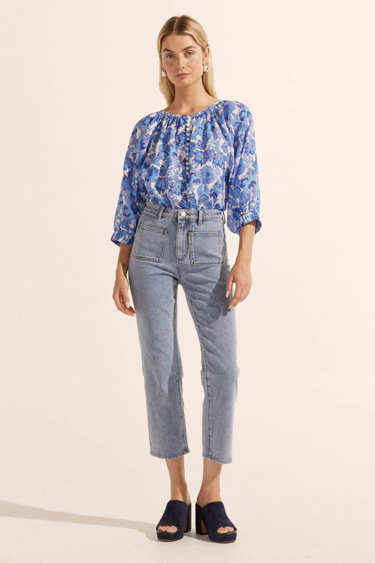 Imbue Top Pacific Floral