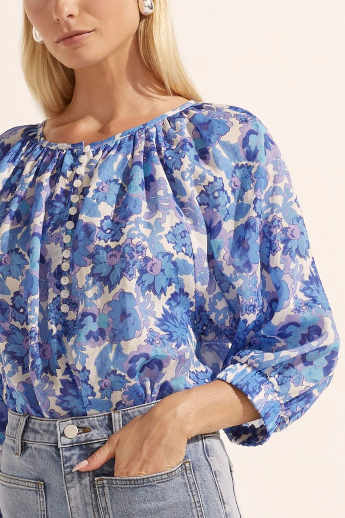 Imbue Top Pacific Floral