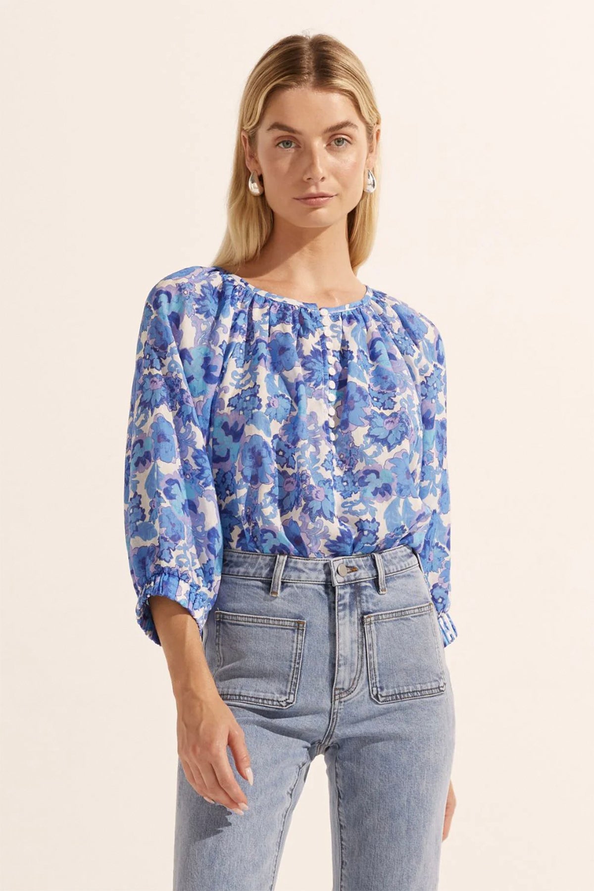 Imbue Top Pacific Floral