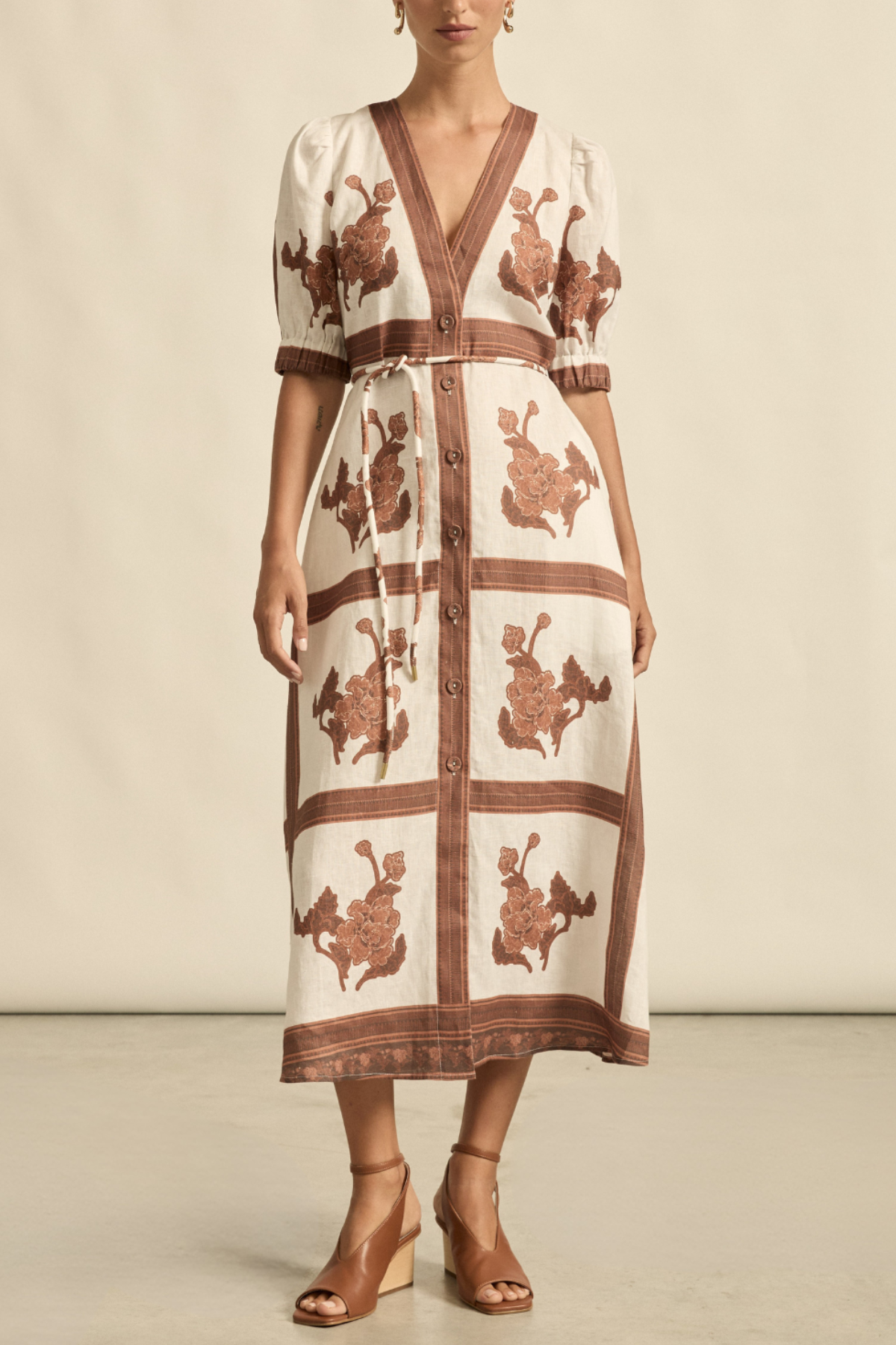 Portrait Dress Coffee Collage